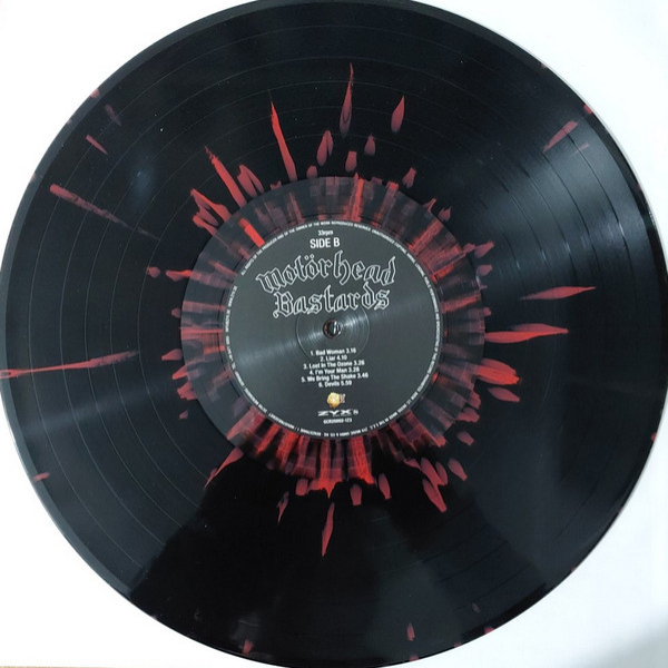 Виниловая пластинка Motorhead - Bastards (Black W/ Red Splatter) LP - рис.3