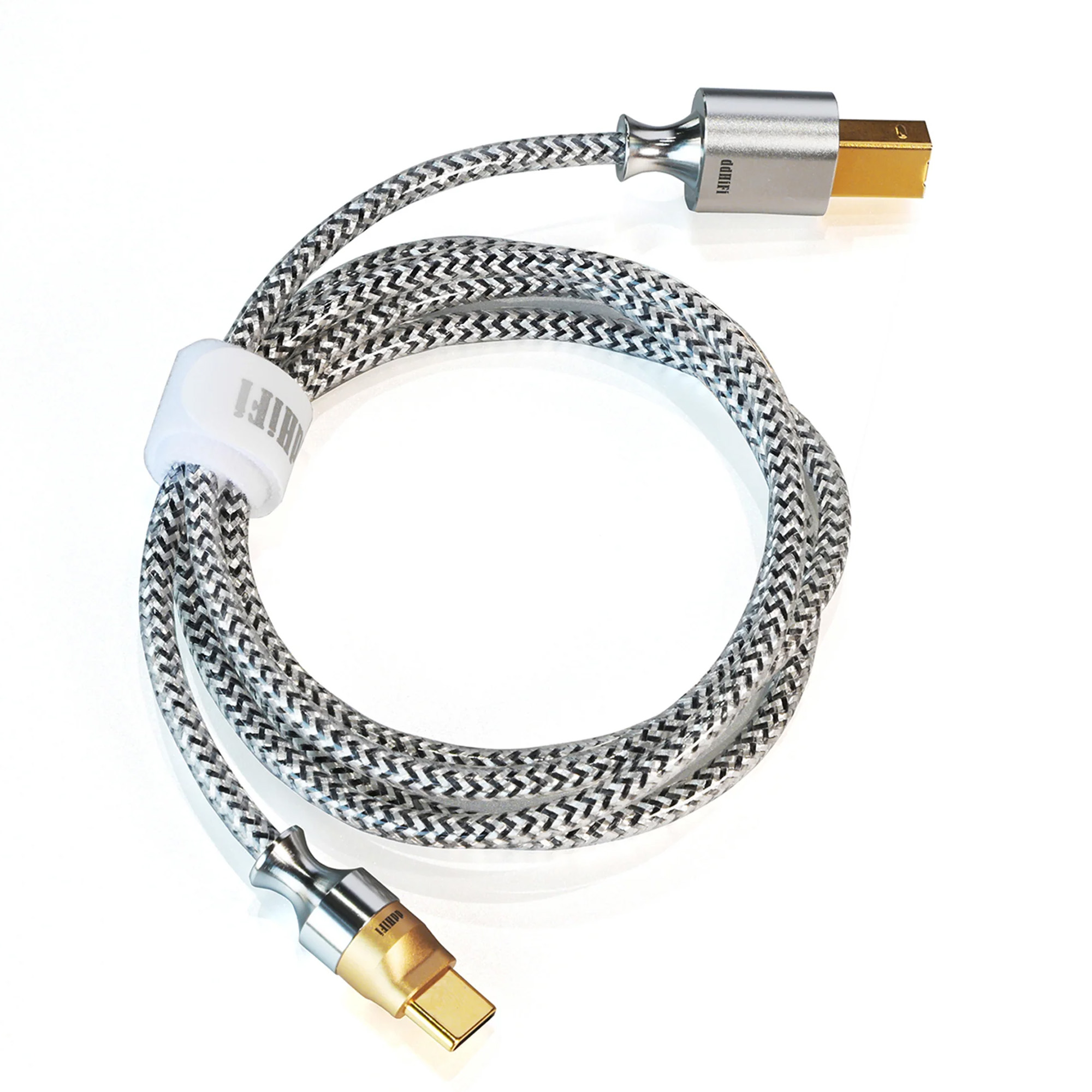 

Кабель ddHiFi, Бесцветный, TC07BC USB-C - USB-B 1m