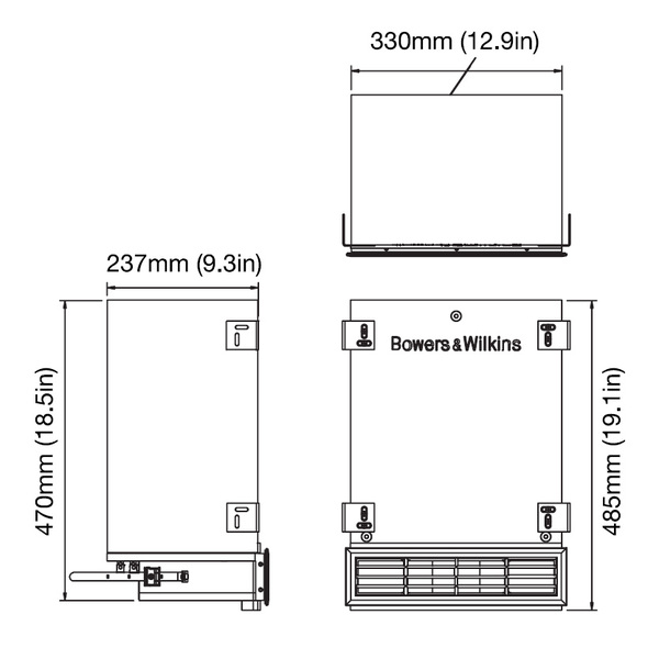 Встраиваемая акустика Bowers & Wilkins ISW-3 White - рис.2