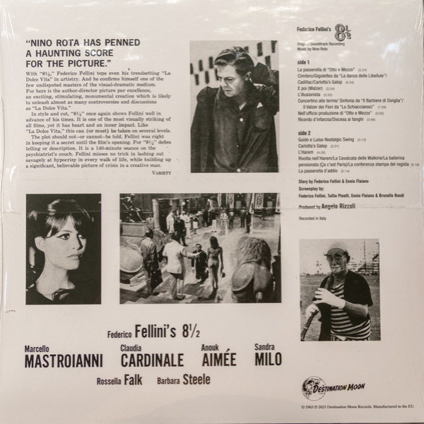 Виниловая пластинка Nino Rota – Federico Fellini's 8½ (coloured) LP - рис.1