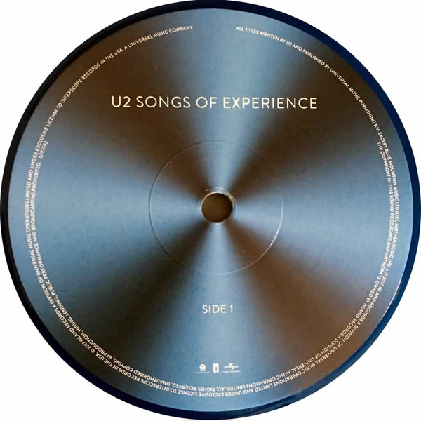 Виниловая пластинка U2 - Songs Of Experience - рис.2