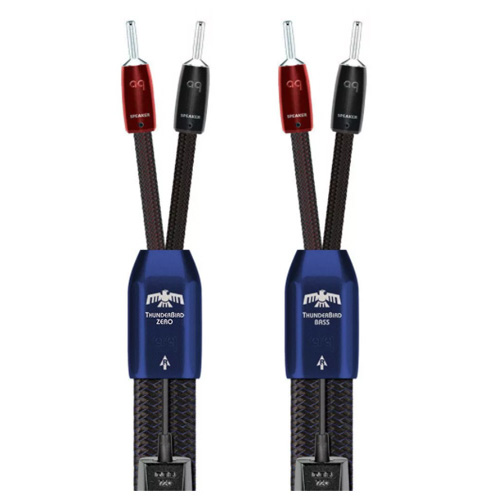 Кабель AudioQuest ThunderBird Zero + ThunderBird Bass BiWire Banana 2.0 m - рис.0