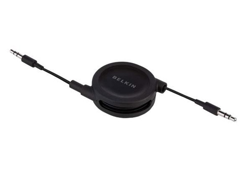 Кабель Belkin Retractable Audio Cable AUX 2.6m - рис.1