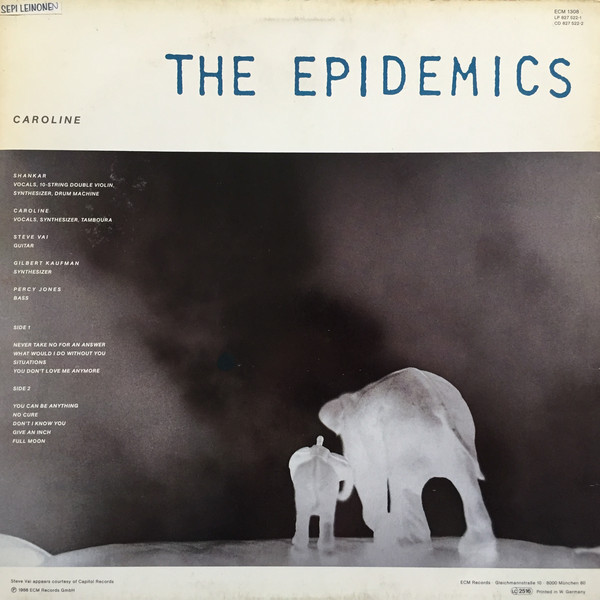 Виниловая пластинка Shankar, Caroline - The Epidemics LP - рис.1