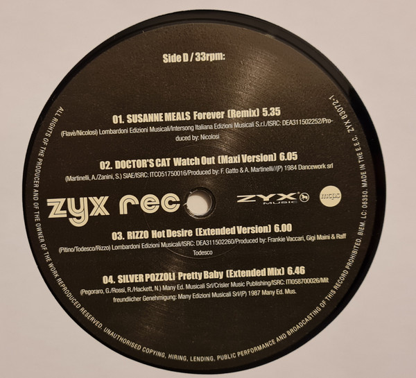 Виниловая пластинка Various – ZYX Italo Disco - Best Of - Volume 4 Coloured LP - рис.5