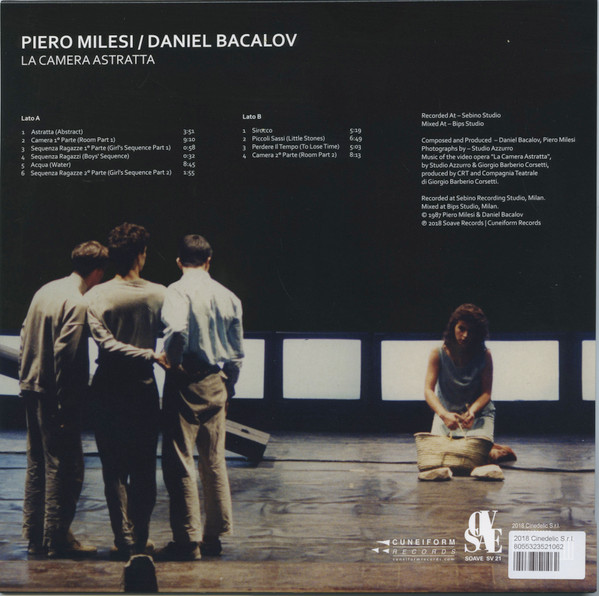 Виниловая пластинка Piero Milesi, Daniel Bacalov – La Camera Astratta - LP - рис.1