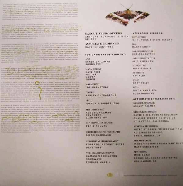 Виниловая пластинка Kendrick Lamar - To Pimp A Butterfly - 2LP - рис.2