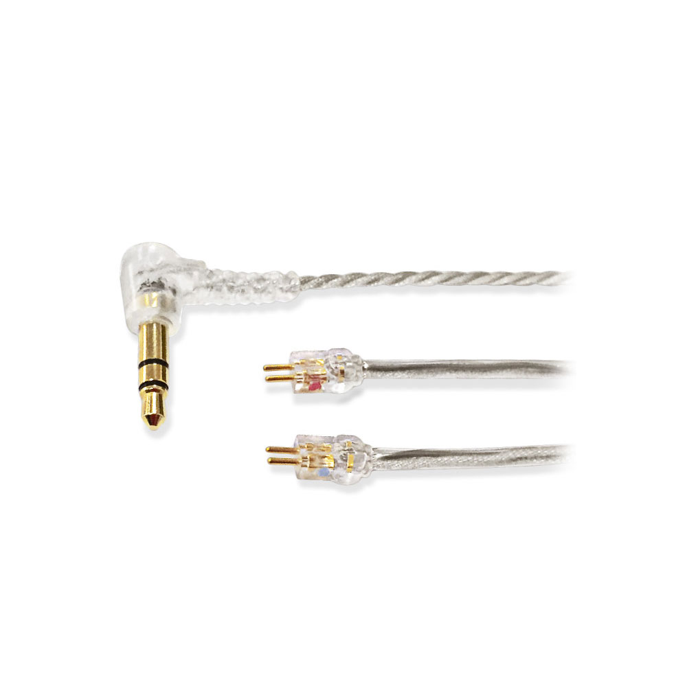 Кабель SoundLink Plasticsone IEM cable 2-pin - 3.5mm Silver 1.6 m - фото 2