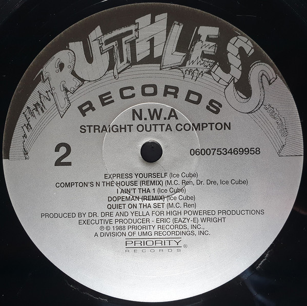 Виниловая пластинка N.W.A. - Straight Outta Compton LP - рис.2