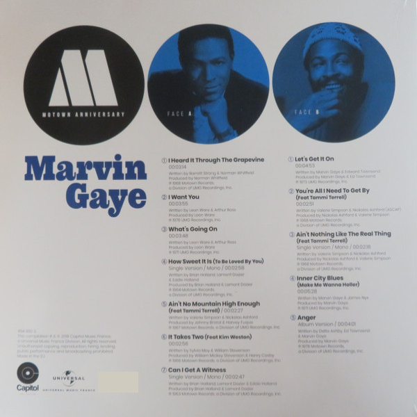 Виниловая пластинка Marvin Gaye - Motown Anniversary LP - рис.1