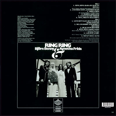 Виниловая пластинка Bjorn Benny & Agnetha Frida - Ring Ring LP - рис.1