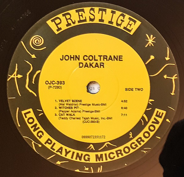 Виниловая пластинка John Coltrane - Dakar - рис.3