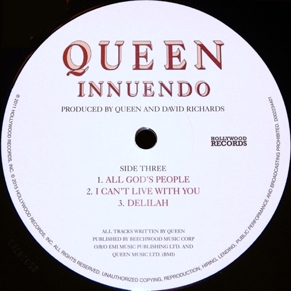 Виниловая пластинка Queen - Innuendo (Half Speed) - 2LP - рис.5