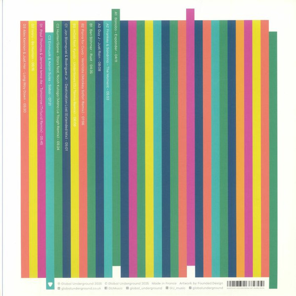 Виниловая пластинка Various – Global Underground: Select #10 - Transparent Blue & Orange - LP - рис.1