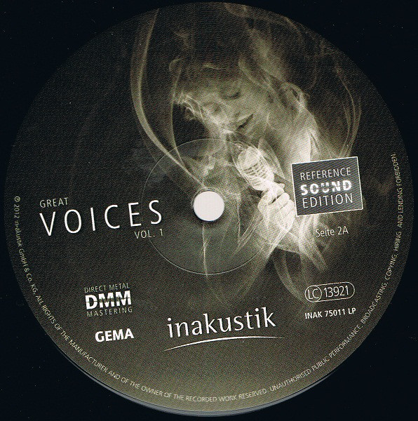 Виниловая пластинка Various - Great Voices Vol. 1 LP - рис.3