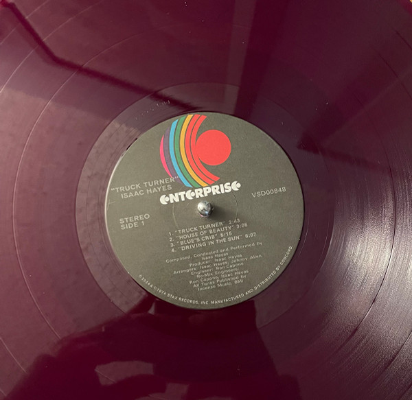 Виниловая пластинка Isaac Hayes – Truck Turner - Original Soundtrack - Purple - 2LP - рис.2