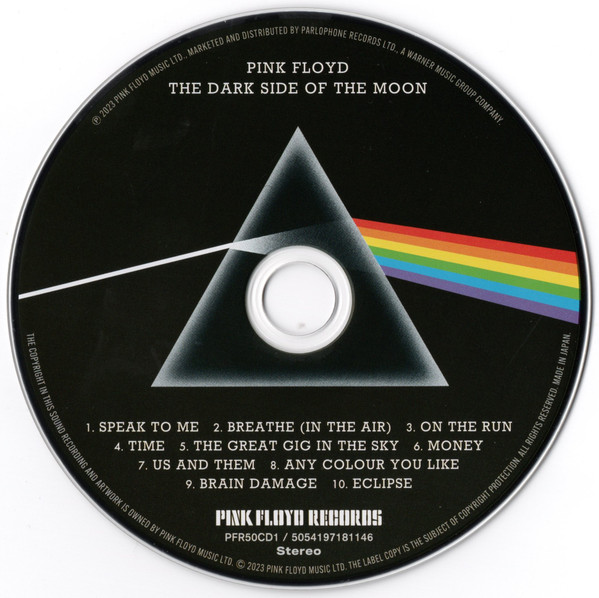 CD-диск Pink Floyd – The Dark Side Of The Moon (50th Anniversary) CD - рис.2