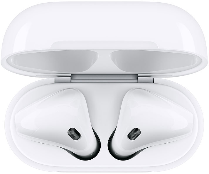 Apple Airpods в футляре с возможностью беспроводной зарядки MRXJ2RU_A