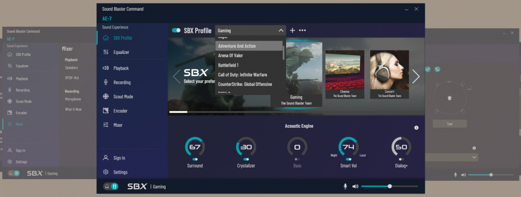 Creative Sound BlasterX AE-7 PCI-eX