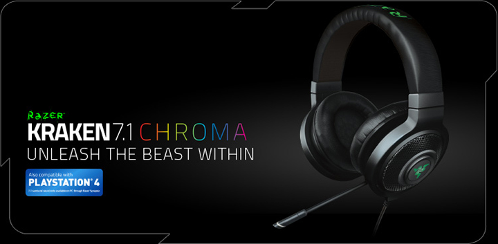 Razer Kraken 7.1 Chroma, USB