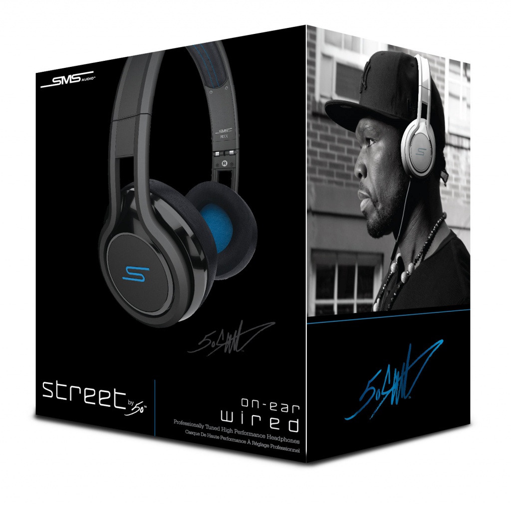 SMS Audio STREET by 50 On-Ear Black SMS Audio STREET by 50 On-Ear Black