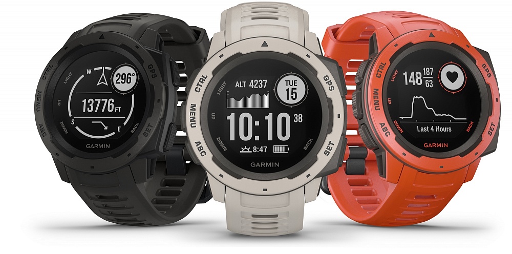 Garmin Fenix 5X Plus и Garmin Instinct Garmin Fenix 5X Plus и Garmin Instinct