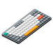 Клавиатура NuPhy Air75 V2 Wisteria Switch Lunar Gray - рис.1