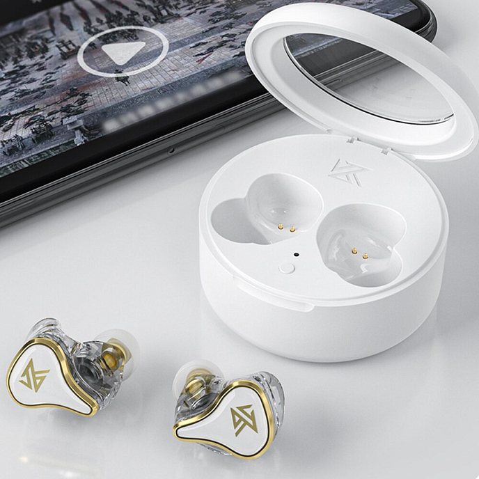 Беспроводные наушники KZ SK10 White - рис.2