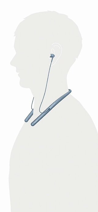 Беспроводные наушники Sony WI-H700 Blue - рис.7