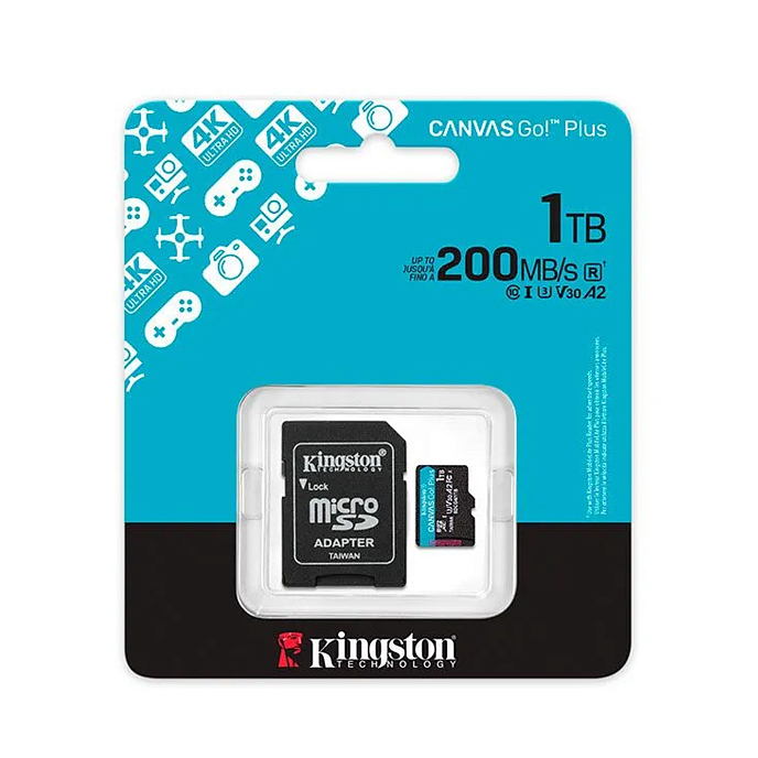 Карта памяти Kingston Canvas Go Plus G4 microSDXC 1TB Black - рис.2
