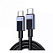 UGREEN L512 Black/Grey USB-C/USB-C 1m