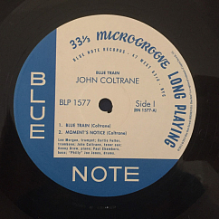 Пластинка John Coltrane - Blue Train LP Blue Note