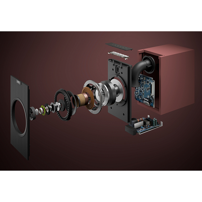 Полочная акустика KEF Coda W Vintage Burgundy - рис.4