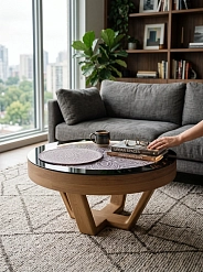 Кинетический стол Sandtable Lexy 100 см без акб (шпон)