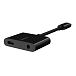 Адаптер Belkin RockSta 3.5mm Audio + USB-C Charge Adapter Black - рис.2