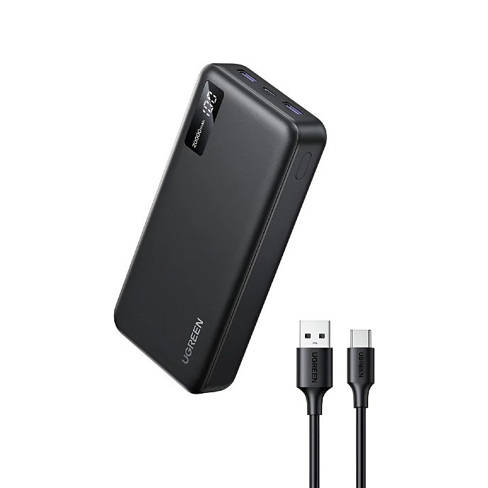 Внешний аккумулятор UGREEN PB312 20000mAh PD 20W Black - рис.4
