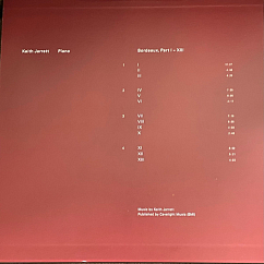 Виниловая пластинка Keith Jarrett - Bordeaux Concert - 2LP