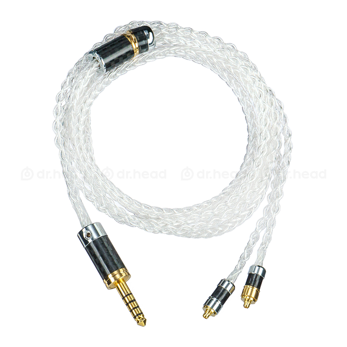 Кабель HeadMade IEM MMCX - 4.4mm Silver 1.2m - рис.0