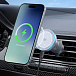 Беспроводная зарядная панель Ugreen W758 MagFlow 25W Magnetic Qi2.2 Wireless Car Charger Silver - рис.3