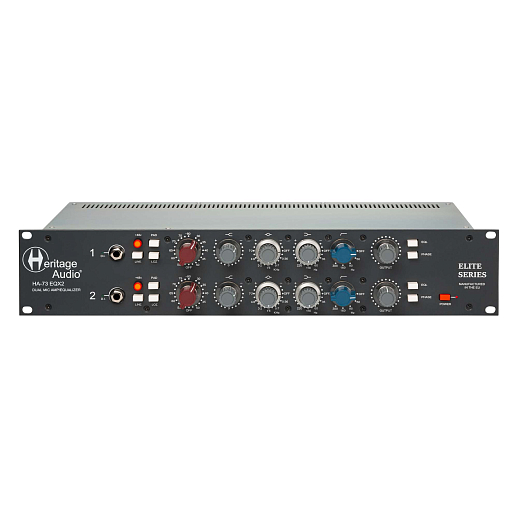 Микрофонный предусилитель Heritage Audio HA-73EQx2 Elite Series Black