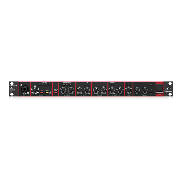 Микрофонный предусилитель Behringer Ultravoice UV1 Black Red - рис.2