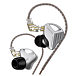 Наушники внутриканальные KZ ZVX without Mic silver проводные внутриканальные наушники с динамическим драйвером_OpenBox - рис.2