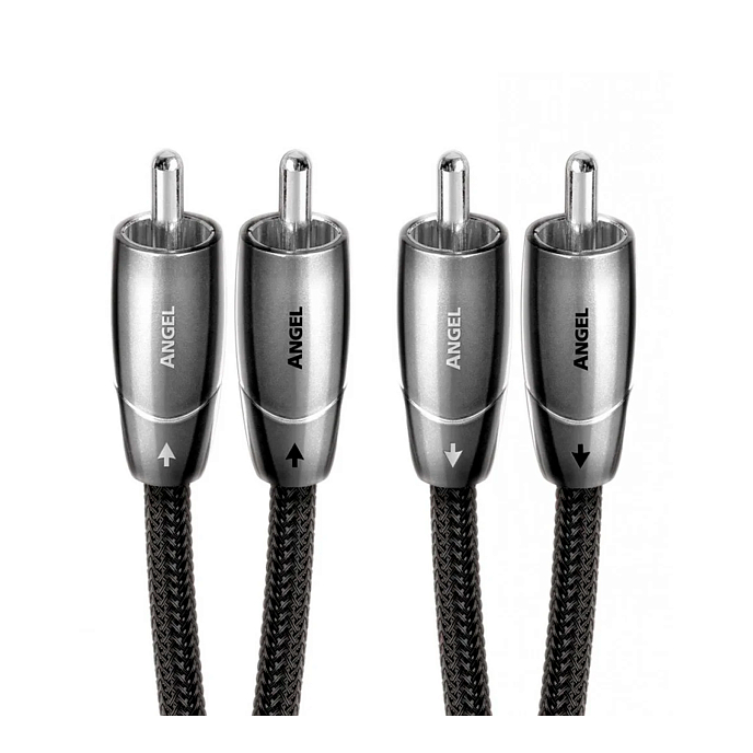 Кабель AudioQuest Angel 2RCA-2RCA 0.6m Black - рис.1