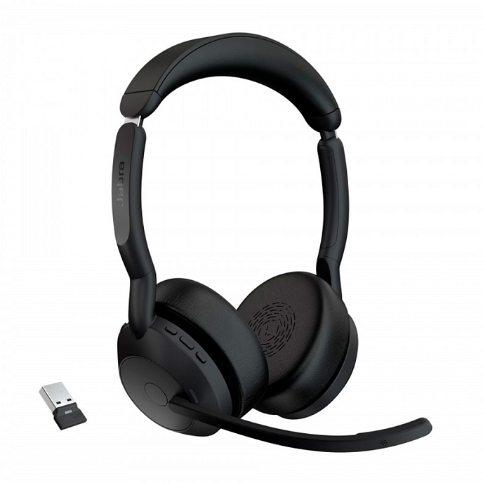 Гарнитура Jabra Evolve2 55 Link380a MS Stereo Black - рис.0