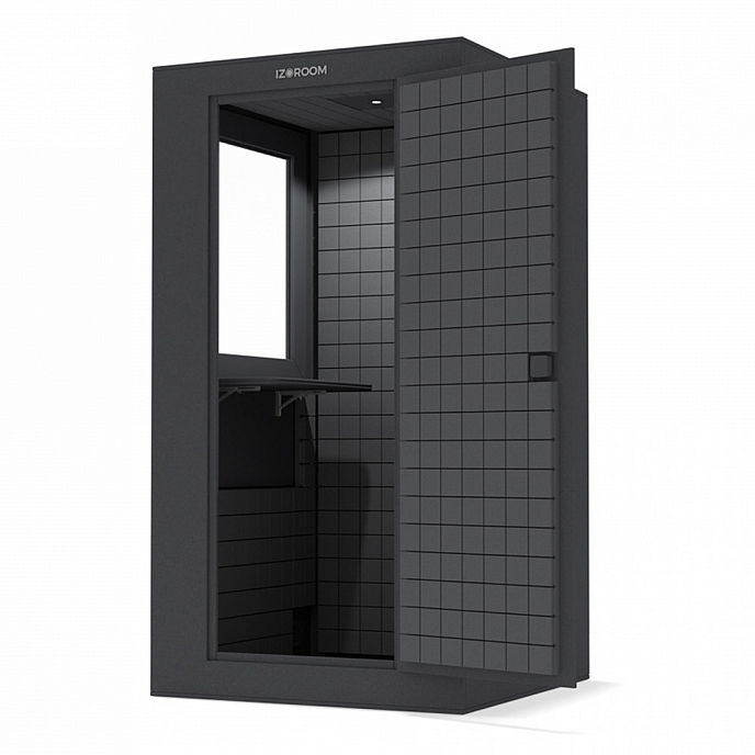 Акустическая кабина IzoRoom Standard with window White Blue - рис.3