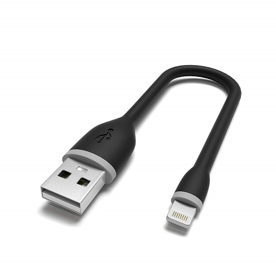 Кабель Satechi Flexible Lightning to USB 25cm Black - рис.0