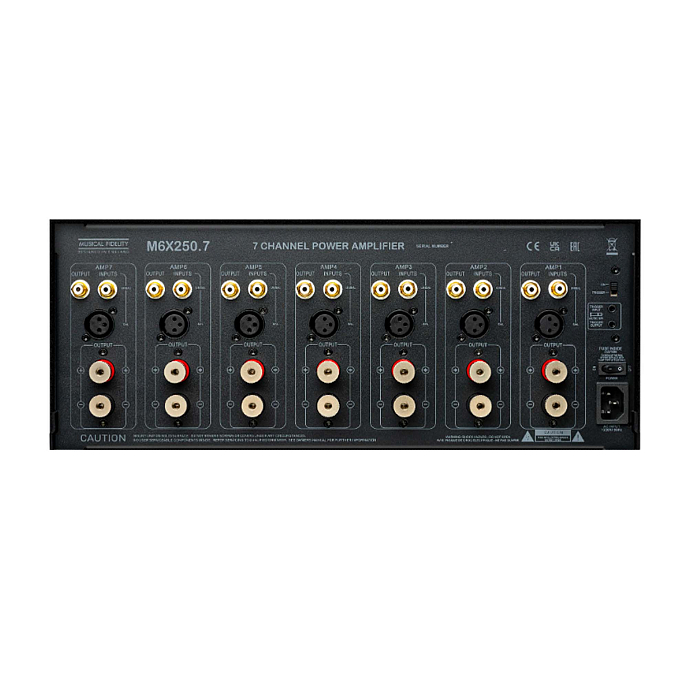 Усилитель мощности Musical Fidelity M6X 250.7 Black - рис.1