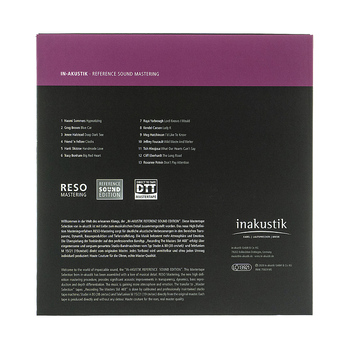 Магнитная лента Inakustik Tape - Great Voices Vol. 2 19/2 Магнитная лента - рис.2