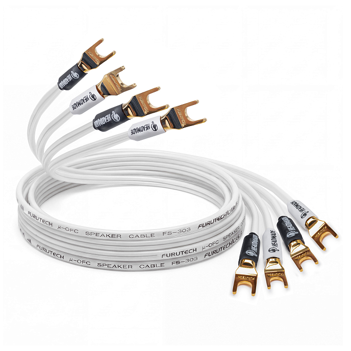 Кабель HeadMade Shin by Furutech Speaker Cable Spade 3m - рис.0