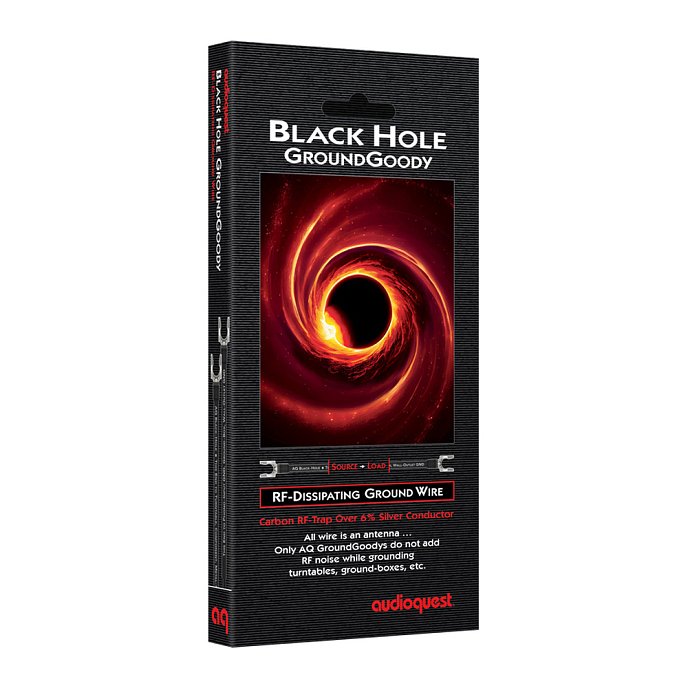Кабель AudioQuest Black Hole GroundGoody 2.25m - рис.1